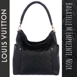 FIRM! Louis Vuitton Bagatelle M. Empreinte Noir